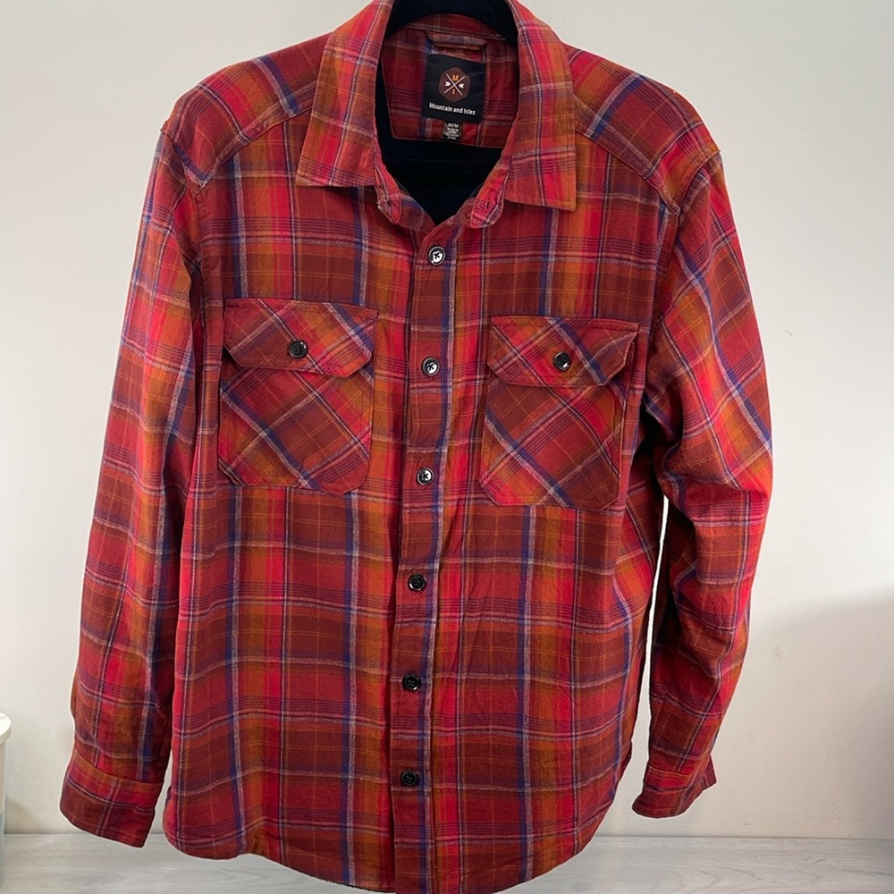 Mountain and Isles Men’s Shirt Fleece Lined Jacket